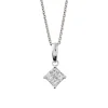 Online Princess cut diamantanheng 0,36ct Halssmykker