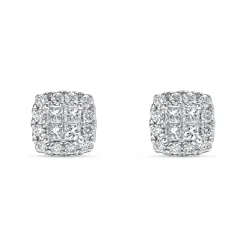 Best Princess cut diamantørepynt 0,50 ct Ørepynt