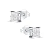 Best Princess cut diamantørepynt 0,56ct Ørepynt