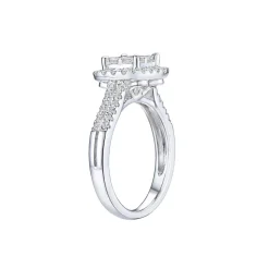 Sale Princess cut diamantring 0,75 ct Ringer