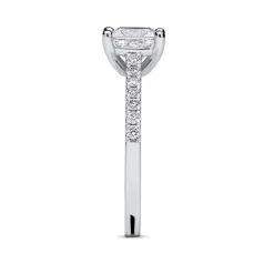 Clearance Princess cut ring med brillianter 1,20 ct Ringer