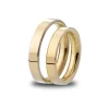 Hot Promise giftering gult gull 3 mm flat komfort Ringer