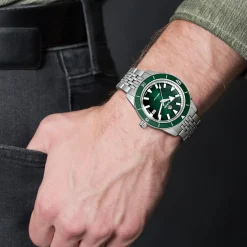 Hot Captain Cook Automatic grønn 42 mm Dykkerklokker | Til Han