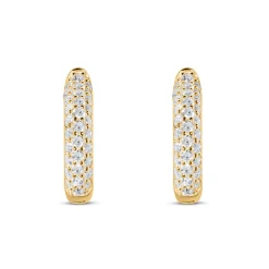 Best Øreringer i forgylt sølv med cubic zirkonia Ørepynt