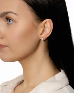 New Øreringer i sølv med cubic zirkonia Ørepynt