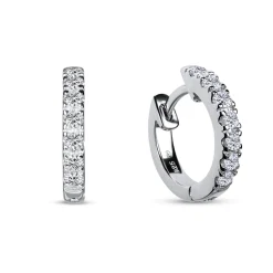 New Øreringer i sølv med cubic zirkonia Ørepynt