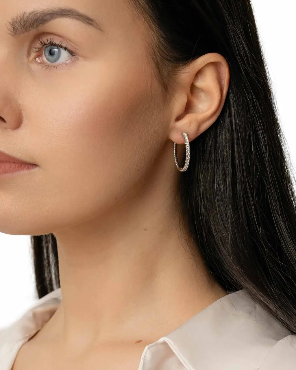 Discount Øreringer med diamanter 1,0 ct Ørepynt