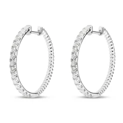 Discount Øreringer med diamanter 1,0 ct Ørepynt