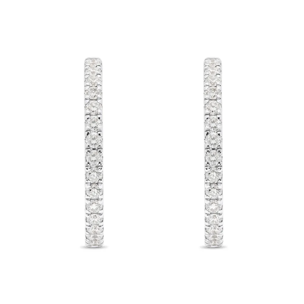 Discount Øreringer med diamanter 1,0 ct Ørepynt