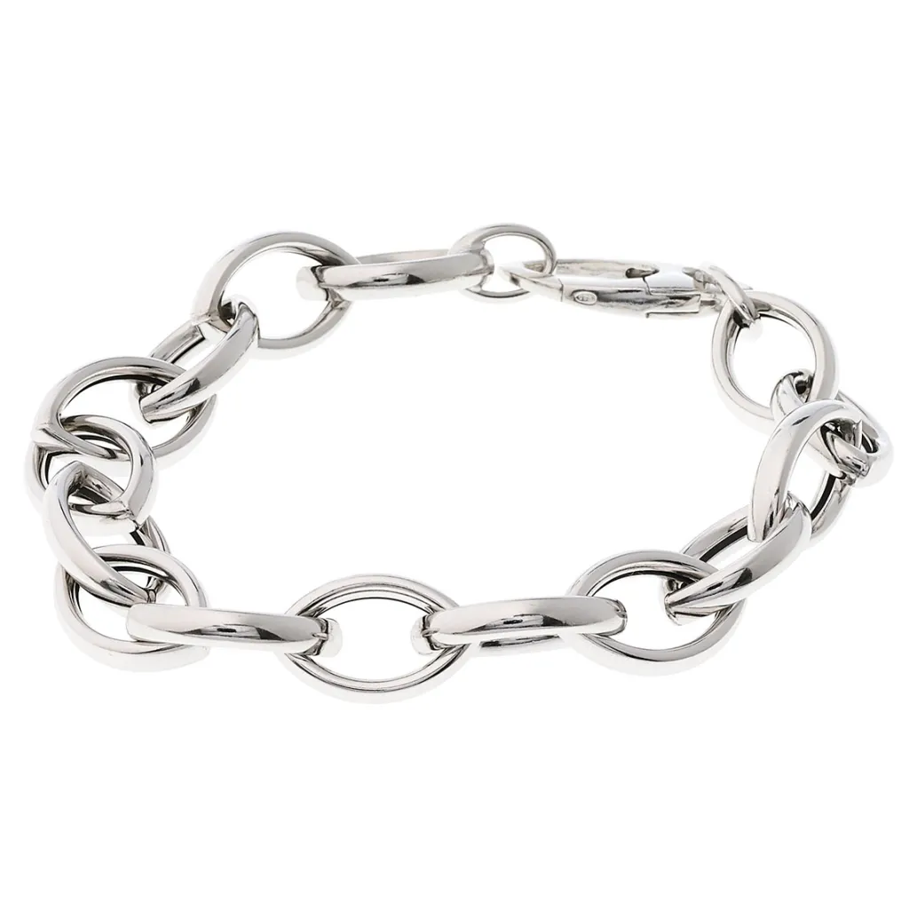 Hot Rhodinert sølvarmbånd 20 cm Armbånd