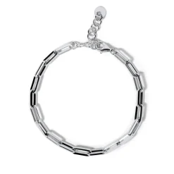 Sale Rhodinert sølvarmbånd med lenker Armbånd