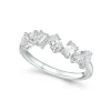 Sale Ring i hvitt gull med asymmetriske diamanter 0,97 ct Ringer
