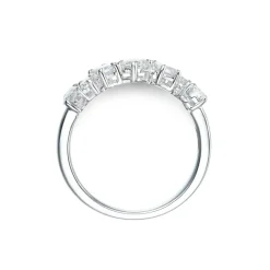 Sale Ring i hvitt gull med asymmetriske diamanter 0,97 ct Ringer