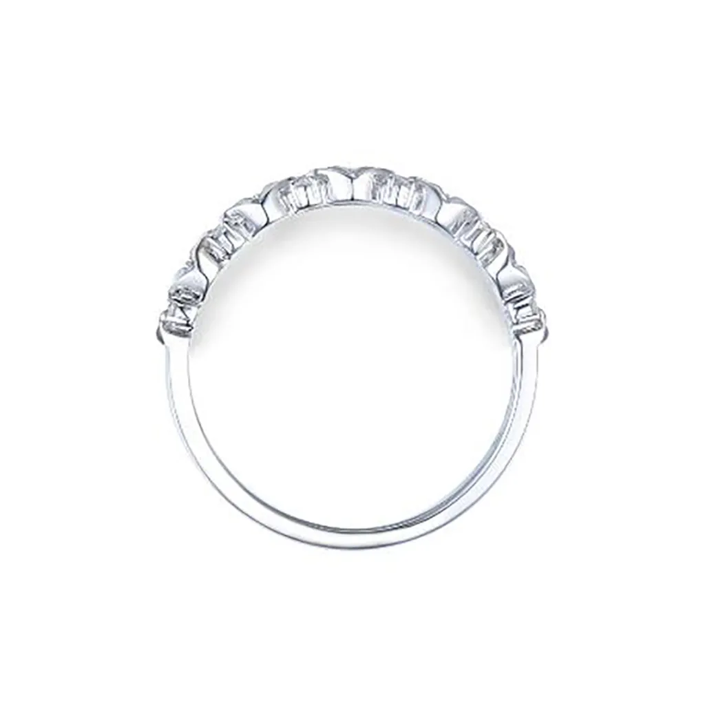Hot Ring i hvitt gull med diamanter Ringer