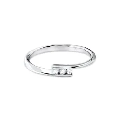 Best Ring i hvitt gull med diamanter 0,06 ct Ringer