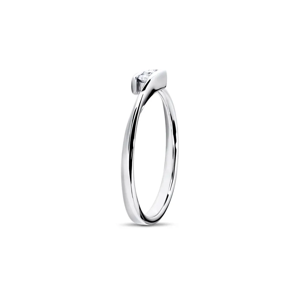 Best Ring i hvitt gull med diamanter 0,06 ct Ringer