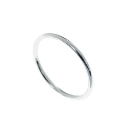Online Ring i hvitt gull polert modell 1,0 mm Ringer