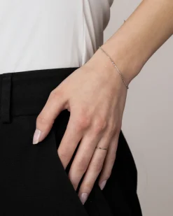 Online Ring i hvitt gull polert modell 1,0 mm Ringer