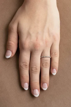 Discount Ring i hvitt gull vridd design Ringer