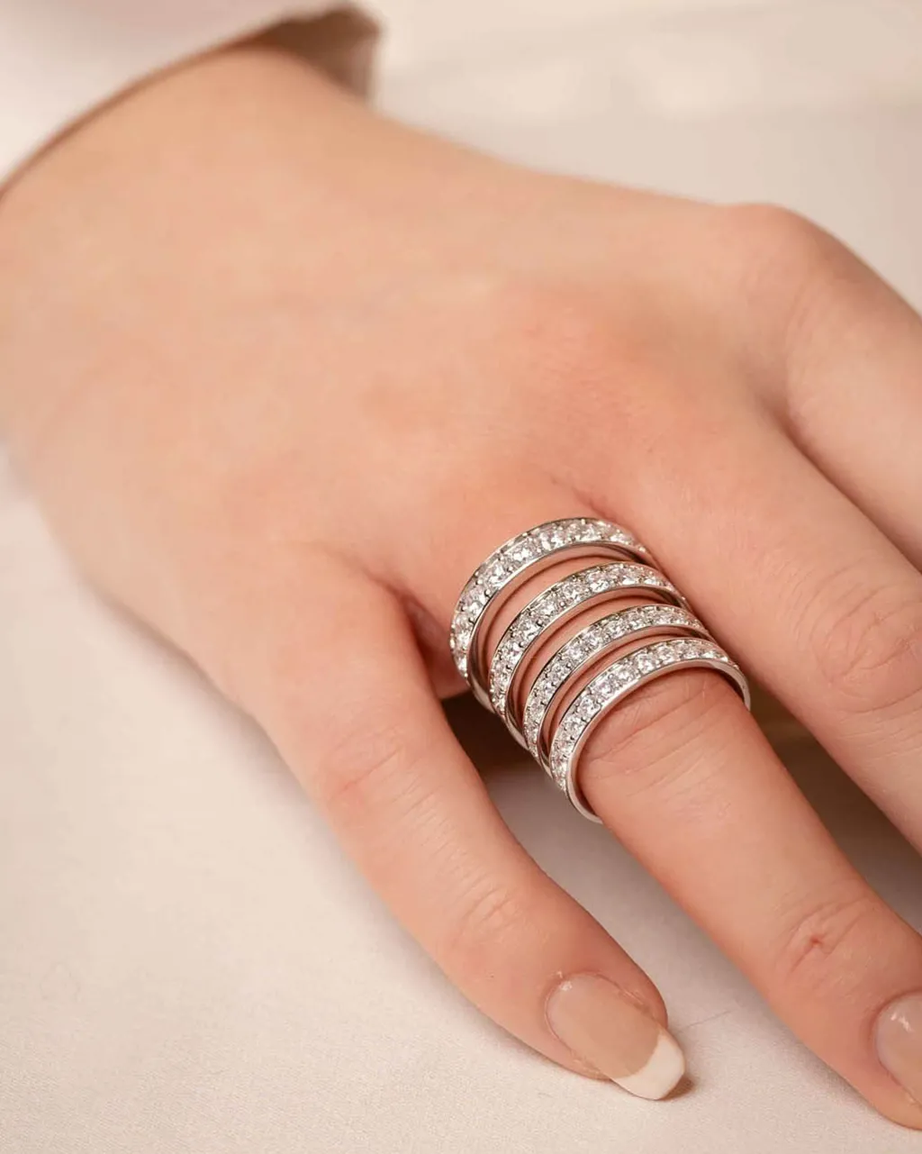 New Ring med diamanter - Eternity Positano 0,75 ct Ringer