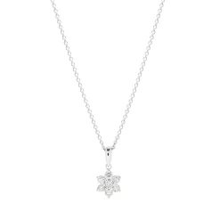Best Rosettanheng med diamanter 0,32 ct Halssmykker
