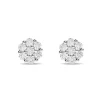 Outlet Rosettørepynt med diamanter 0,30 ct Ørepynt