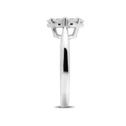 Fashion Rosettring med diamanter 0,98 ct Ringer