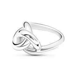Best Sammenflettet ring i rhodinert sølv Ringer