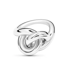 Best Sammenflettet ring i rhodinert sølv Ringer