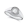 Best Signet ring i hvitt gull med diamanter Ringer