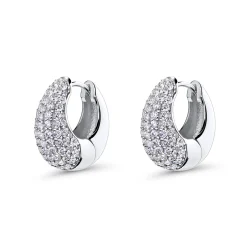 Discount Sølv øreringer med cubic zirkonia Ørepynt