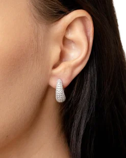 Discount Sølv øreringer med cubic zirkonia Ørepynt