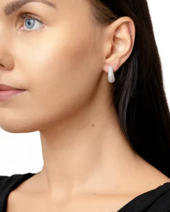Discount Sølv øreringer med cubic zirkonia Ørepynt