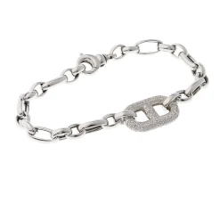 Hot Sølvarmbånd med cubic zirkonia Armbånd