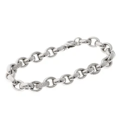 Clearance Sølvarmbånd med cubic zirkonia 20 cm Armbånd