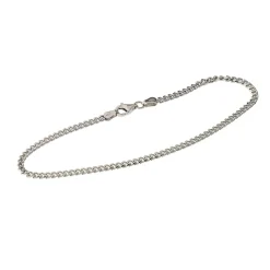 Discount Sølvarmbånd rhodinert panser 2,7 mm 21 cm Til Menn | Armbånd