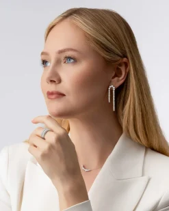 New Sølvørepynt hengende med cubic zirkonia Ørepynt