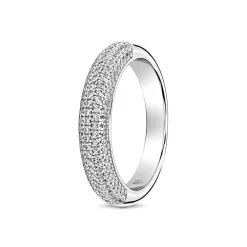 New Sølvring med cubic zirkonia Ringer