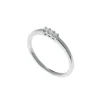 Outlet 3-stens diamantring 0,06ct Ringer