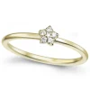Best Stjerneformet diamantring 0,05 ct Ringer