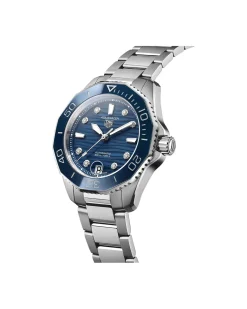 Online Aquaracer 300 blå 36 mm Dykkerklokker | Dykkerklokker