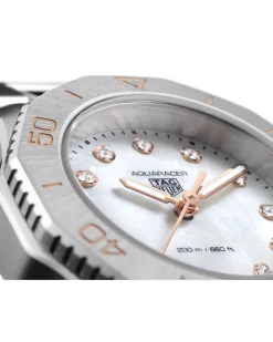 New Aquaracer perlemor med diamanter 30 mm Klokker Med Diamanter | Dykkerklokker