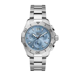 Fashion Aquaracer Professional blå skive 40 mm Dykkerklokker | Til Han