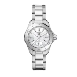 Sale Aquaracer Professional hvit perlemor 30 mm Dykkerklokker | Til Henne
