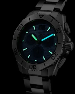 Fashion Aquaracer Professional blå skive 40 mm Dykkerklokker | Til Han