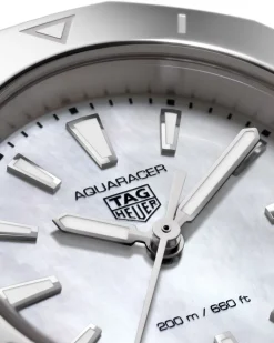 Sale Aquaracer Professional hvit perlemor 30 mm Dykkerklokker | Til Henne