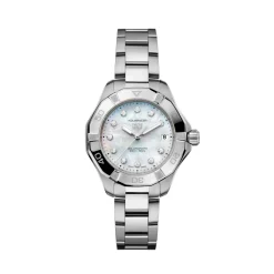 Online Aquaracer Proffessional 200 Solargraph 34 mm Klokker Med Diamanter | Til Henne