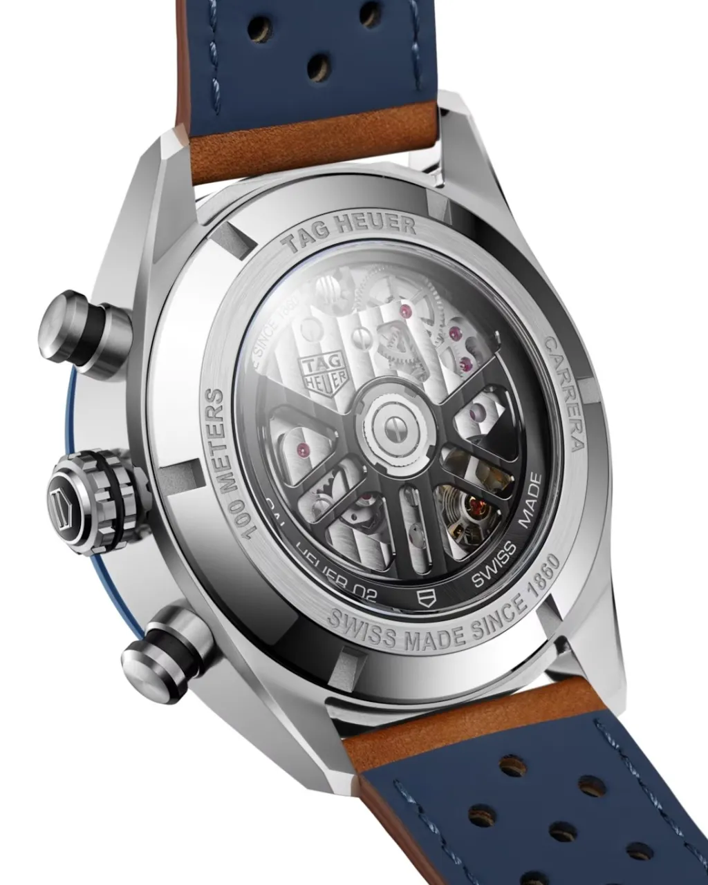 Sale Carrera 44 mm blå Til Han