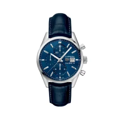 Clearance Carrera Chronograph blå 41 mm Til Han