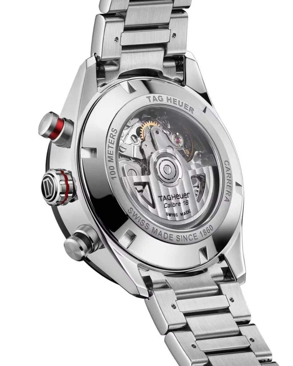 Online Carrera Chronograph sort 44 mm Til Han